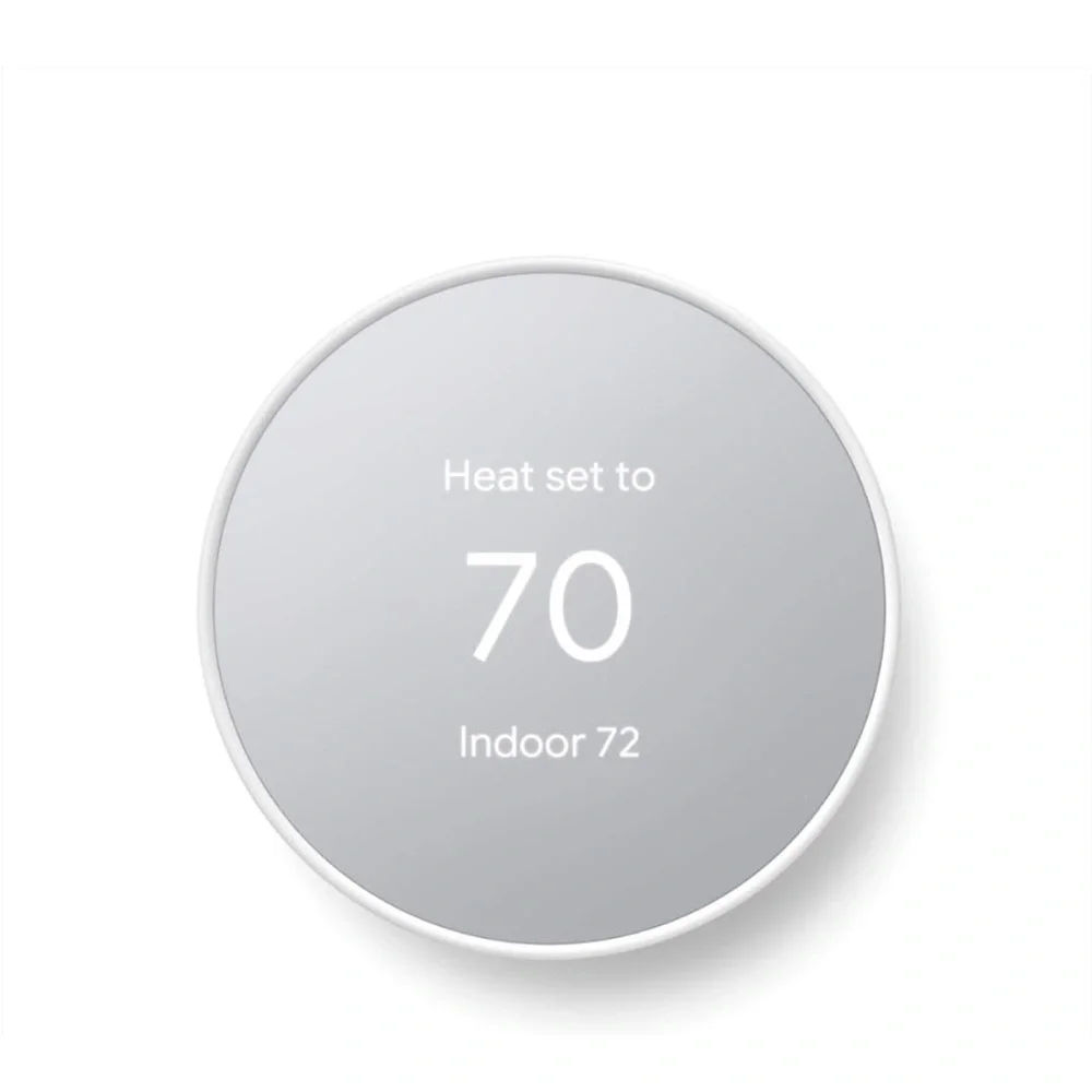 NEW Google Nest Smart Thermostat for Home - Programmable Wifi - Snow